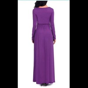Long Sleeve Maxi Dress w/ Pockets!